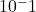 10^-1