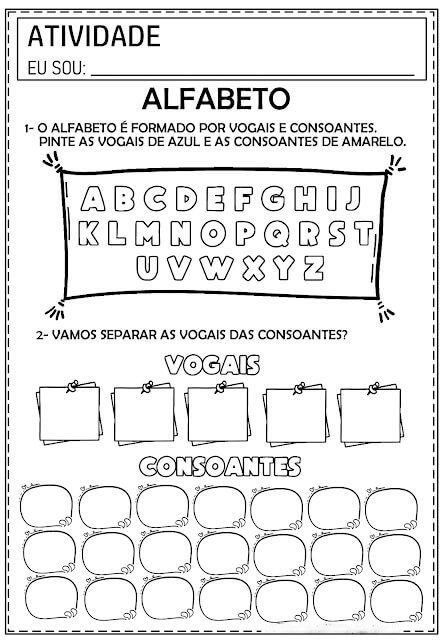 Atividade de Alfabetização 1