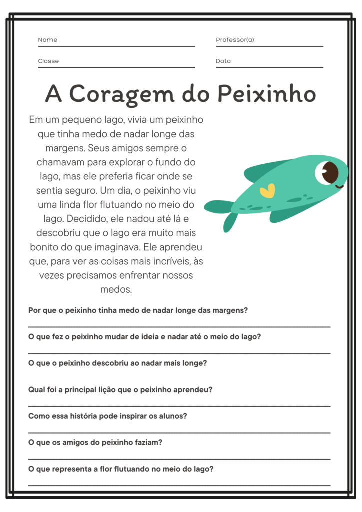 A Coragem do Peixinho