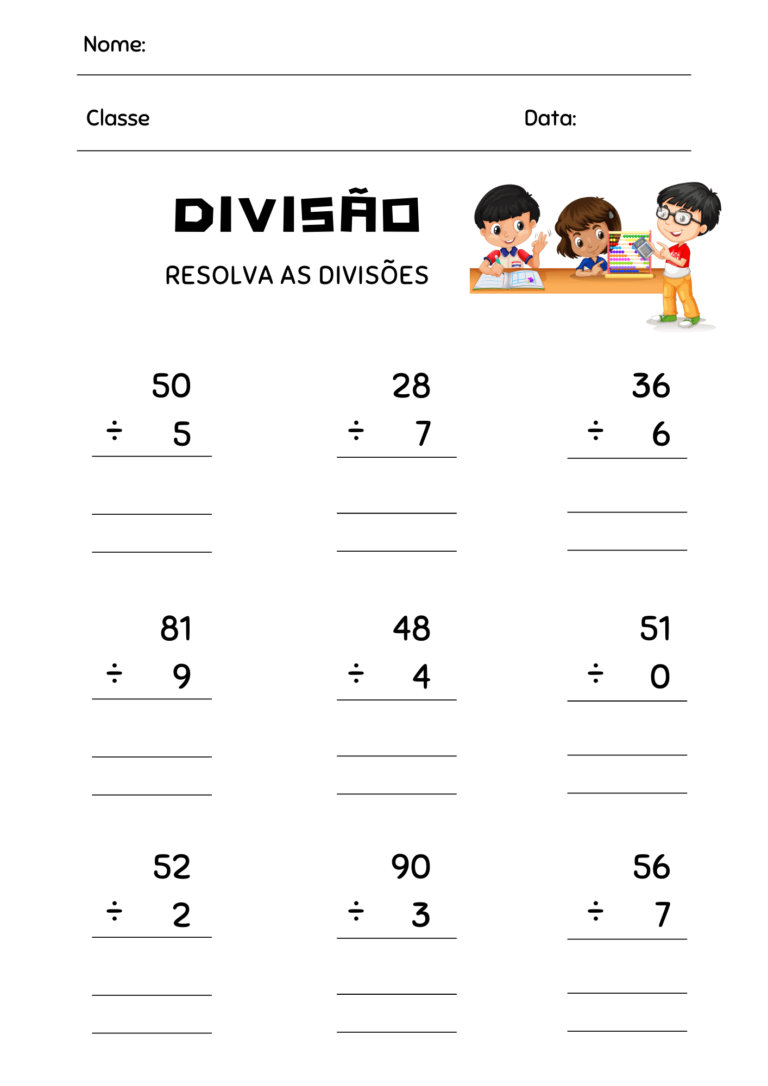 Atividade de Divisões Simples