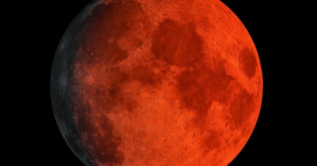 Interpretação de Texto Eclipse da Lua de Sangue para 6º a 9º Ano