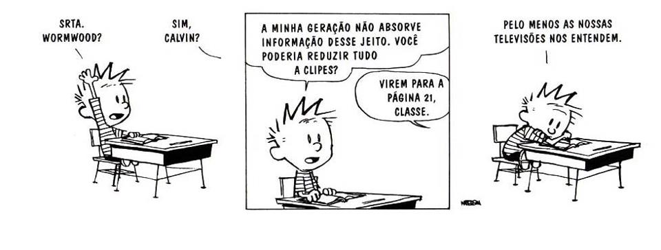 Tirinha Calvin