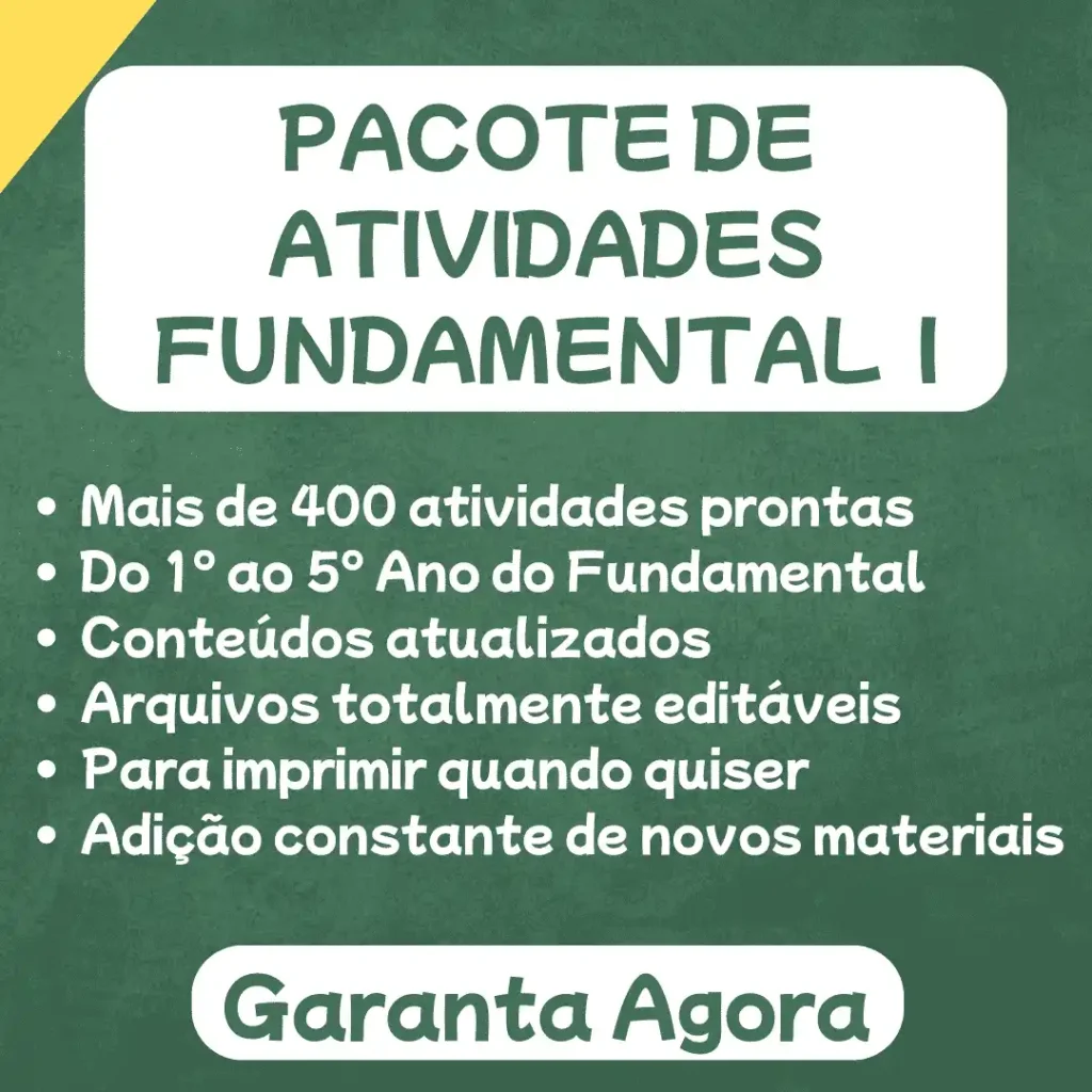 Pacote de Atividades do Fundamental I