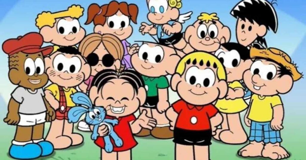 Alfabeto da Turma da Mônica para Atividades de Alfabetização