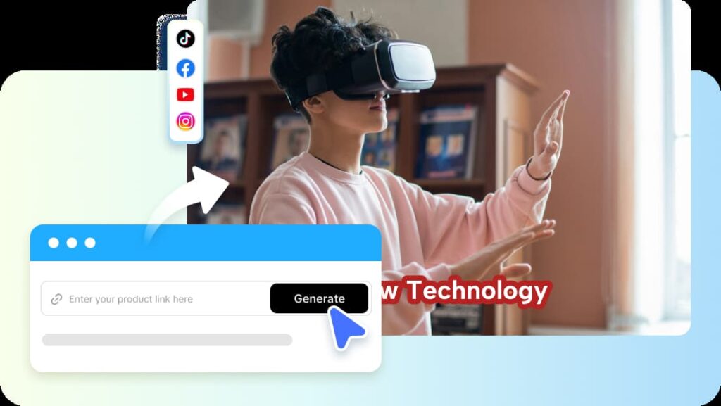 Adicione Zooms Automáticos de Movimento de Forma Inteligente com um Editor de Vídeo com IA