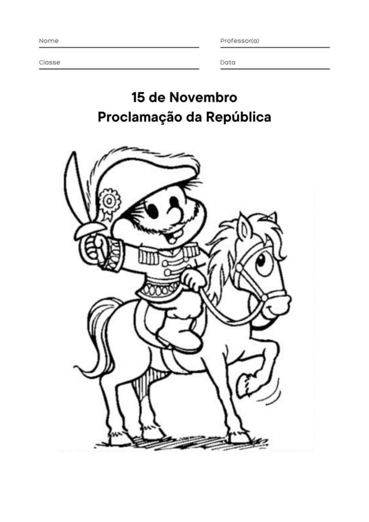 Colorir Proclamação da República