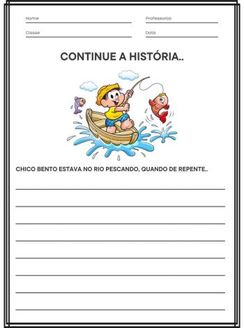 Atividade de Continuar a História